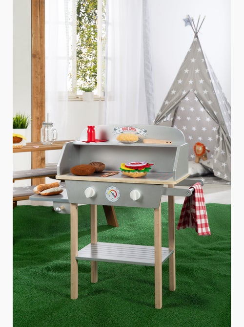 Cucina barbecue su piedistallo per bambini con 14 accessori – "Roba BBQ Grill" - Kiabi