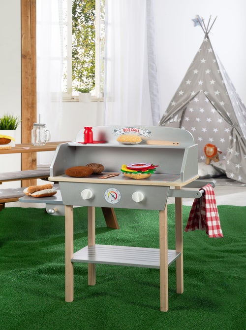 Cucina barbecue su piedistallo per bambini con 14 accessori – "Roba BBQ Grill" - Kiabi