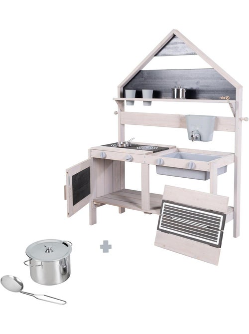 Cucina da esterno a forma di casetta per bambini con accessori – "Roba" - Kiabi