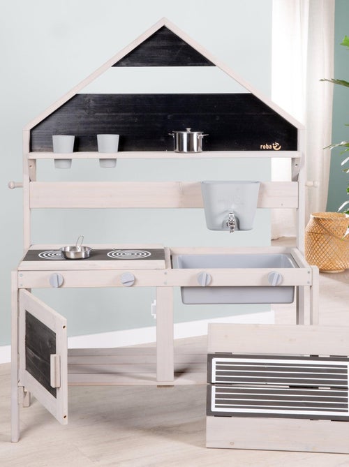 Cucina da esterno a forma di casetta per bambini con accessori – "Roba" - Kiabi