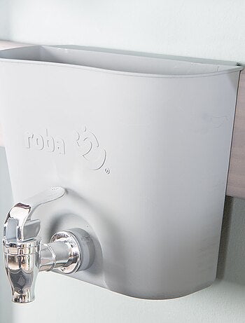 Cucina da esterno in legno massello per bambini con barbecue e ruote – "Roba BBQ