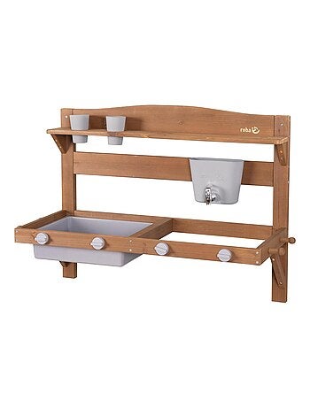 Cucina da esterno per bambini – cucina pensile in legno massello – "Roba