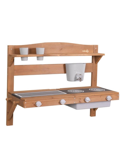 Cucina da esterno per bambini – cucina pensile in legno massello – "Roba" - Kiabi