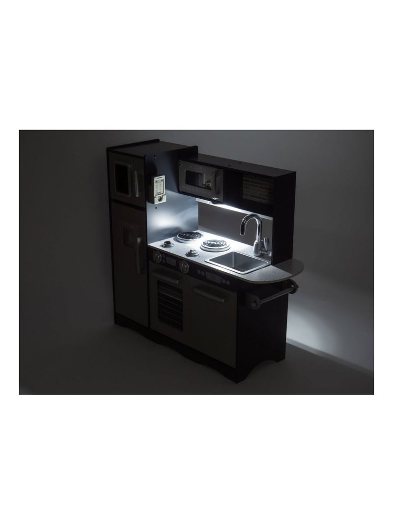 Cucina giocattolo legno con LED e grembiule 93x83 Mamabrum N/D - Kiabi