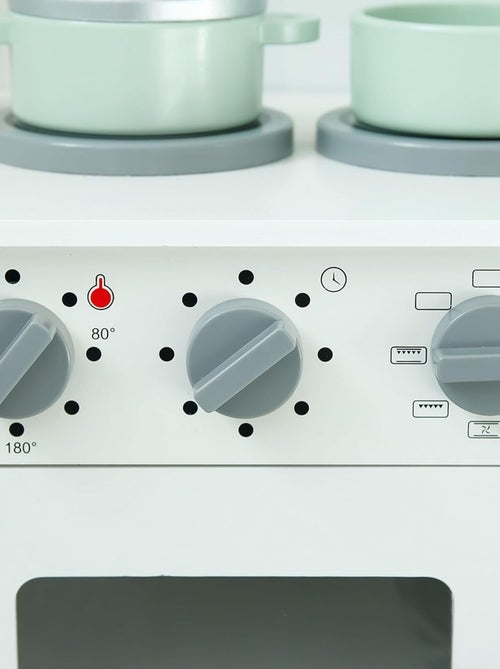 Cucina giocattolo legno con microonde e lavello Mamabrum - Kiabi