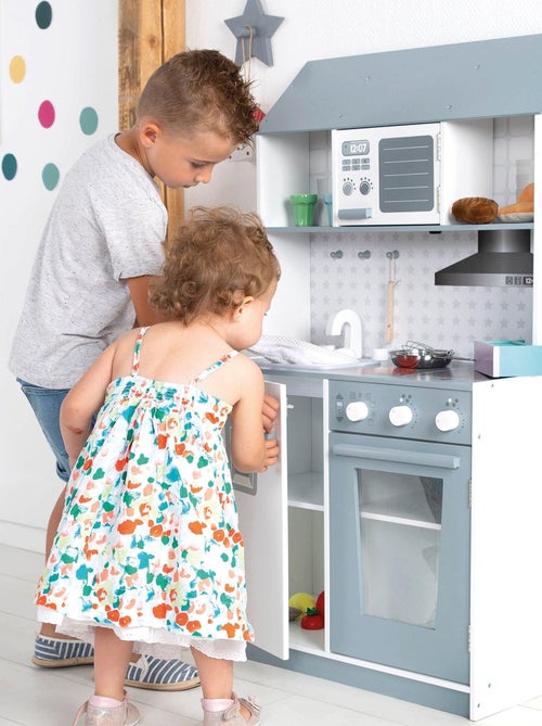 Cucina in legno per bambini con fornello e frigorifero per bambine e bambini – "Roba" - Kiabi