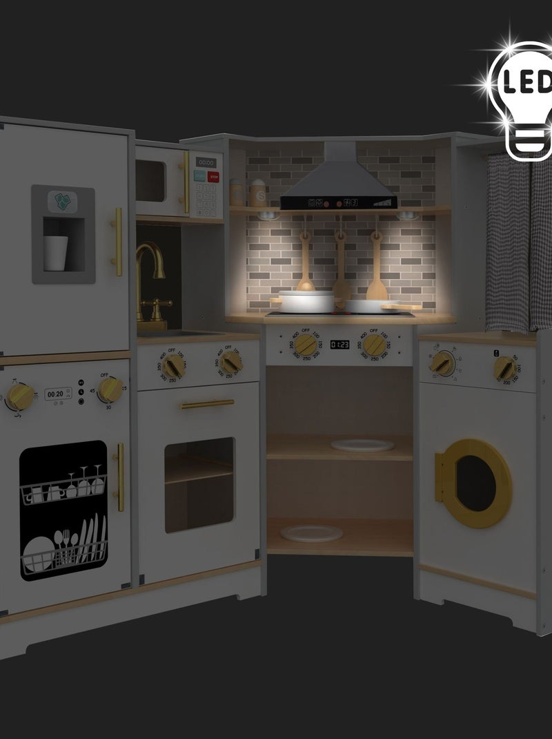 Cucina interattiva legno LED lavatrice lavastoviglie Mamabrum N/D - Kiabi