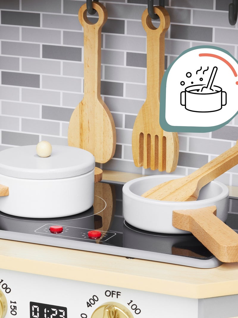 Cucina interattiva legno LED lavatrice lavastoviglie Mamabrum N/D - Kiabi