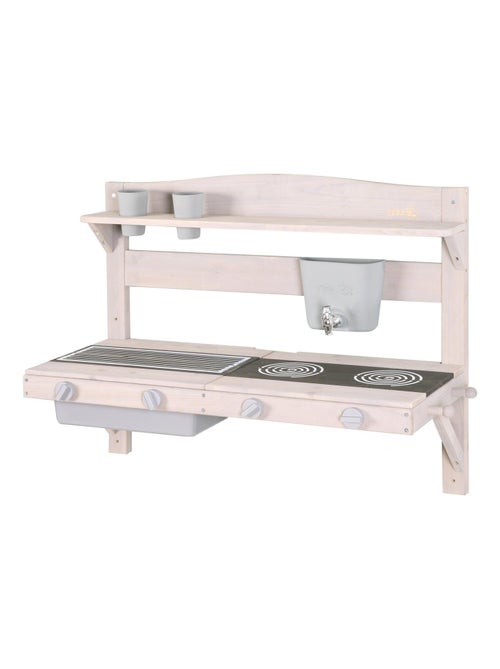 Cucina pensile per bambini – cucina da esterno in legno massello – "Roba" - Kiabi