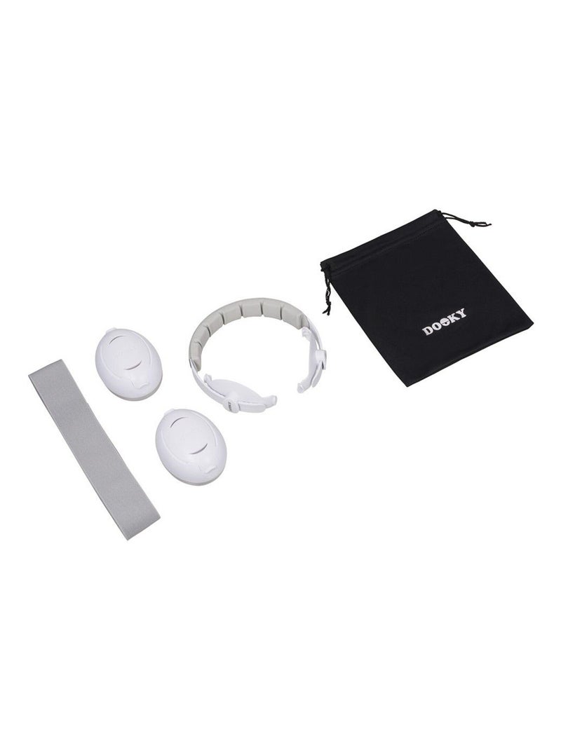 Cuffia antirumore evolutiva 2-in-1 per neonati e bambini | dooky | dooky Bianco - Kiabi