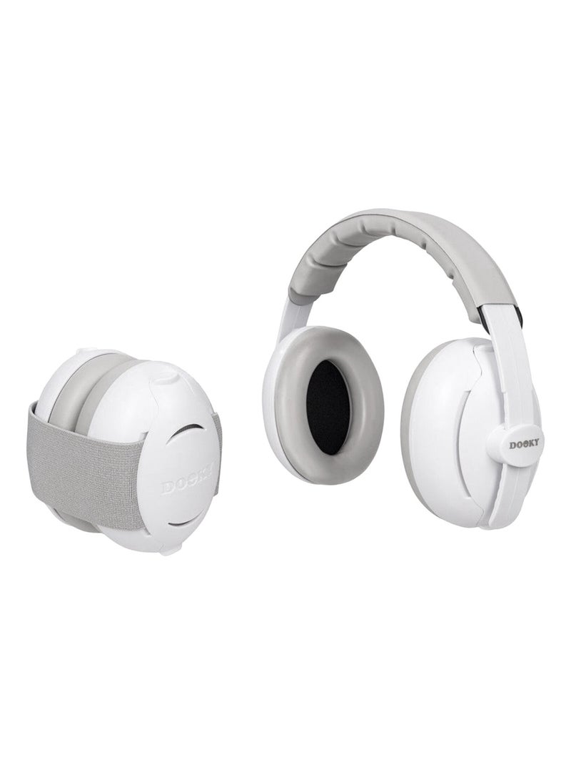 Cuffia antirumore evolutiva 2-in-1 per neonati e bambini | dooky | dooky Bianco - Kiabi