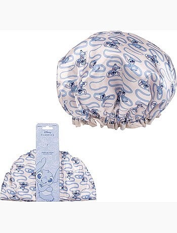 Cuffia da doccia bambino Stitch gialla impermeabile e divertente