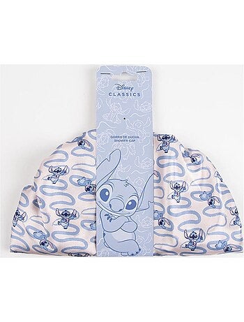 Cuffia da doccia bambino Stitch gialla impermeabile e divertente