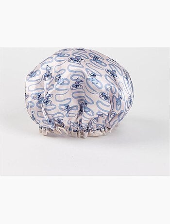 Cuffia da doccia bambino Stitch gialla impermeabile e divertente