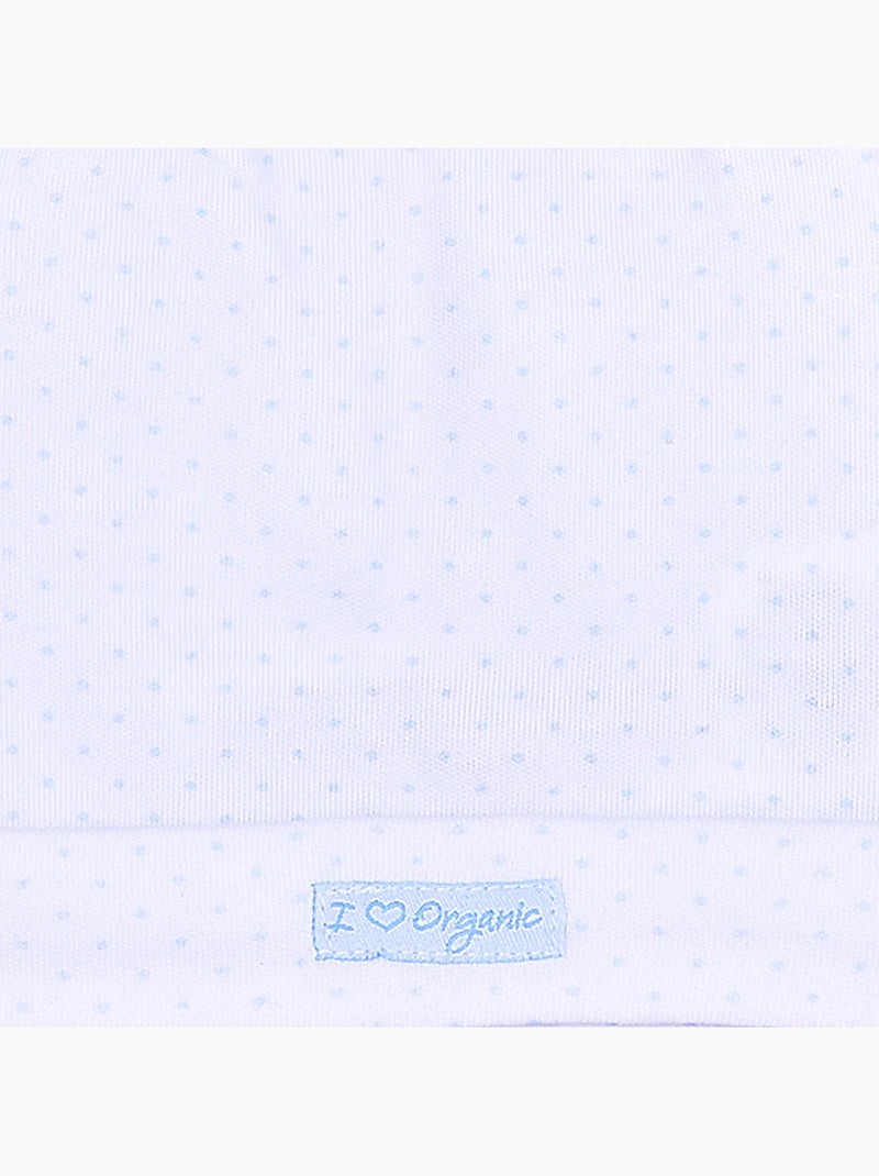Cuffia da neonato in cotone biologico certificato gots | Kitikate Blu - Kiabi