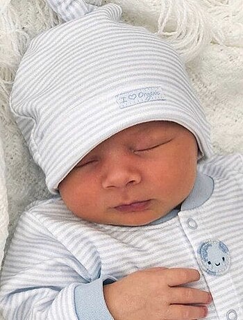 Cuffia da neonato in cotone biologico certificato gots | kitikate | kitikate