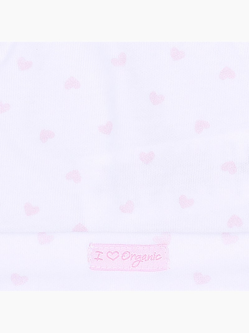 Cuffia da neonato in cotone biologico certificato gots | kitikate | kitikate Rosa - Kiabi