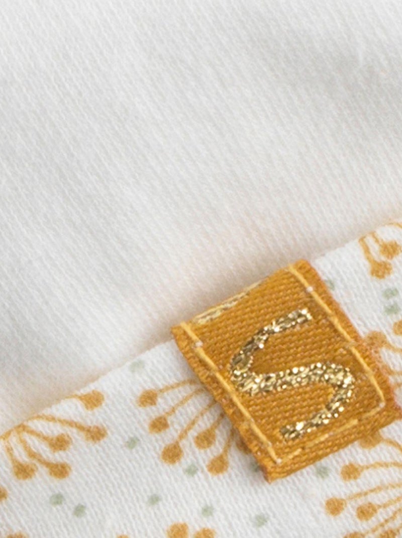 Cuffia nascita in - SAUTHON Bianco Giallo - Kiabi