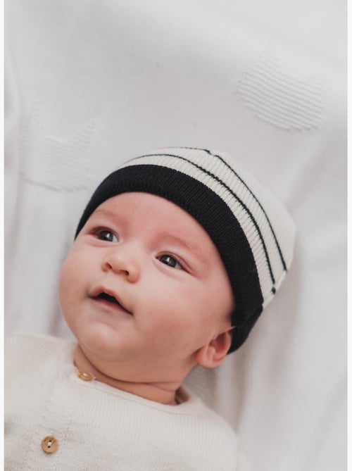 Cuffia neonato con risvolto petits marins - Kiabi