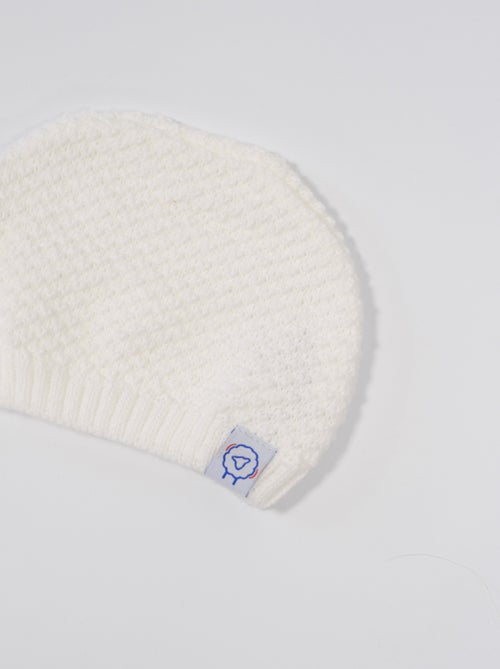 Cuffia neonato nido d'ape - Kiabi