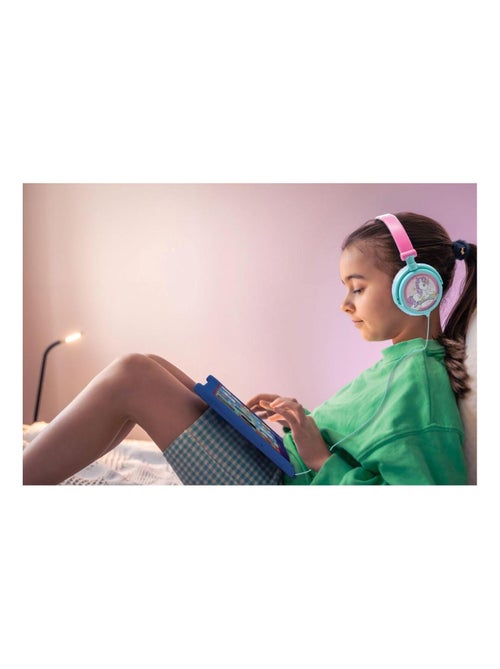 Cuffia stereo Unicorn pieghevole con cavo e limitazione sicura del volume - Kiabi