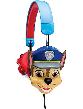 Cuffie pieghevoli 3D Paw Patrol con cavo con limitazione sicura del volume