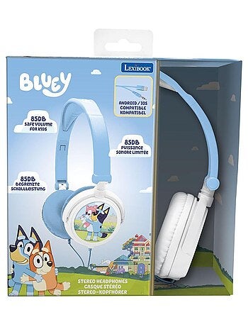 Cuffie pieghevoli cablate Bluey con limitazione sicura del volume