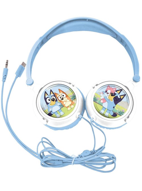Cuffie pieghevoli cablate Bluey con limitazione sicura del volume - Kiabi