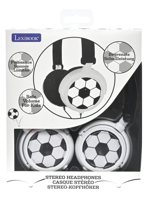 Cuffie stereo pieghevoli con cavo per il calcio con limitazione sicura del volume - Kiabi