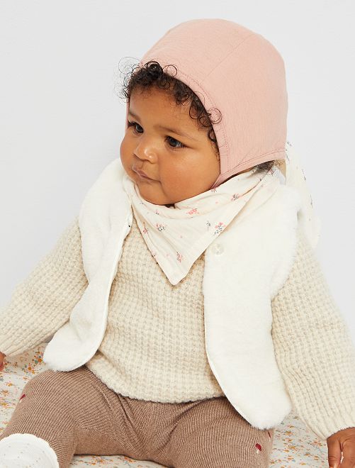 Cuffietta in cotone - rosa - Kiabi - 6.00€