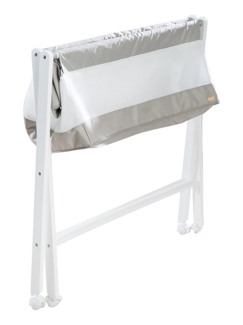 Culla cododo pieghevole con materasso e ruote con freno – "Roba" Bianco Grigio - Kiabi