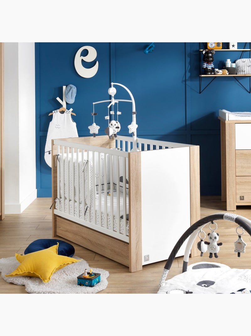 Culla con - SAUTHON Bianco Marrone - Kiabi