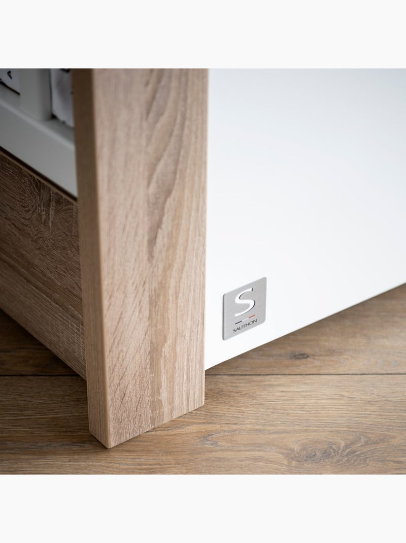Culla con - SAUTHON Bianco Marrone - Kiabi