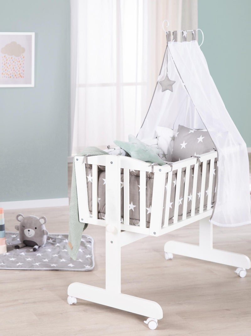 Culla con biancheria completa con stampa stelle – ROBA "Little Stars" Bianco - Kiabi