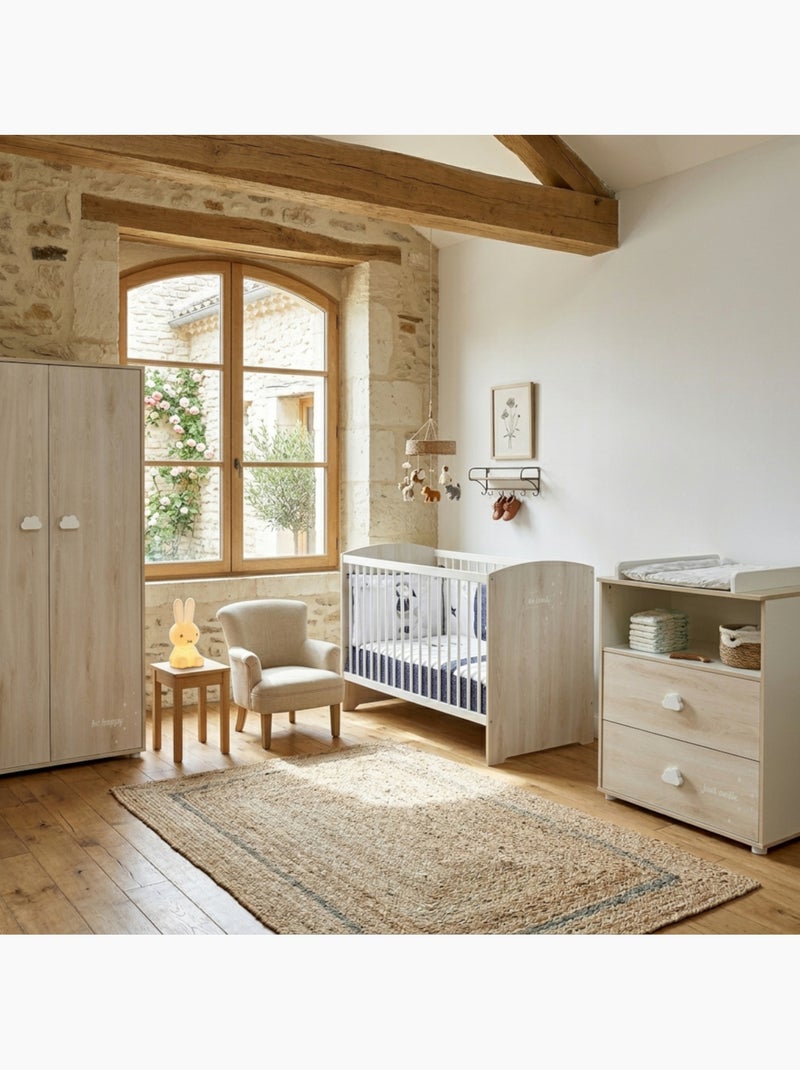 Culla con sbarre - BABYPRICE Beige - Kiabi