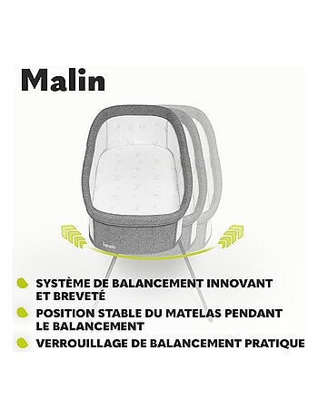 Culla e lettino LIONELO Smart Baby - Lettino da viaggio - Fino a 9 kg - Con materasso - Borsa per il