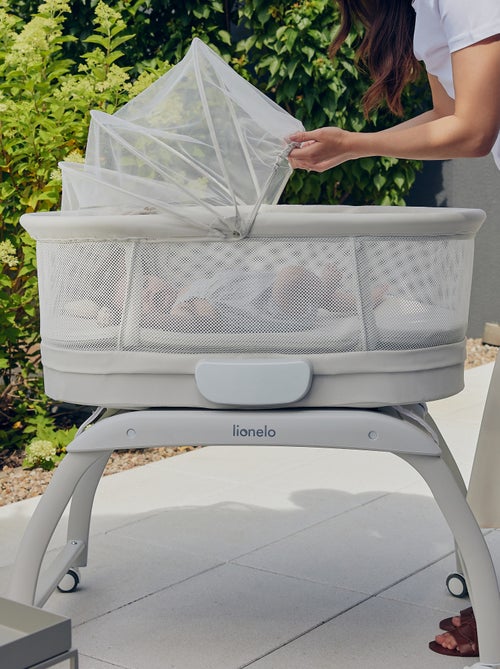 Culla e lettino per bambini LIONELO Coral - Lettino per bambini fino a 9 kg - Ruote - 5 velocità - T - Kiabi