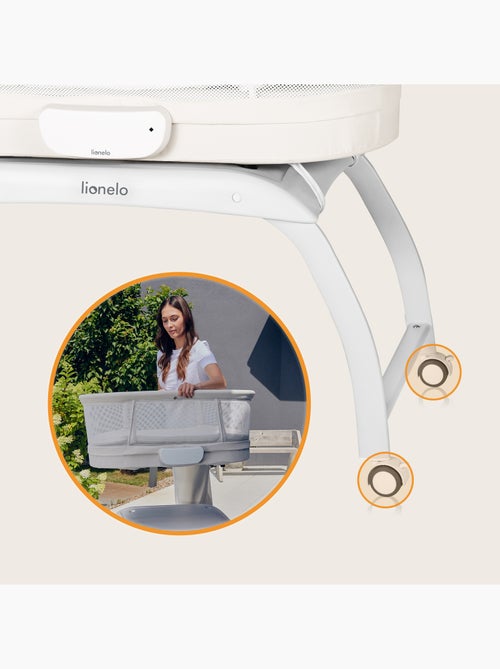 Culla e lettino per bambini LIONELO Coral - Lettino per bambini fino a 9 kg - Ruote - 5 velocità - T - Kiabi