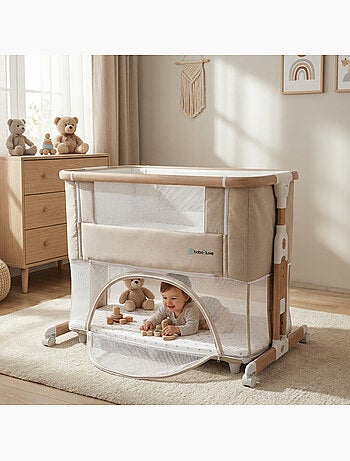 Culla evolutiva Leo: CODODO/Lettino Bebe/Parco per bambini Grigio