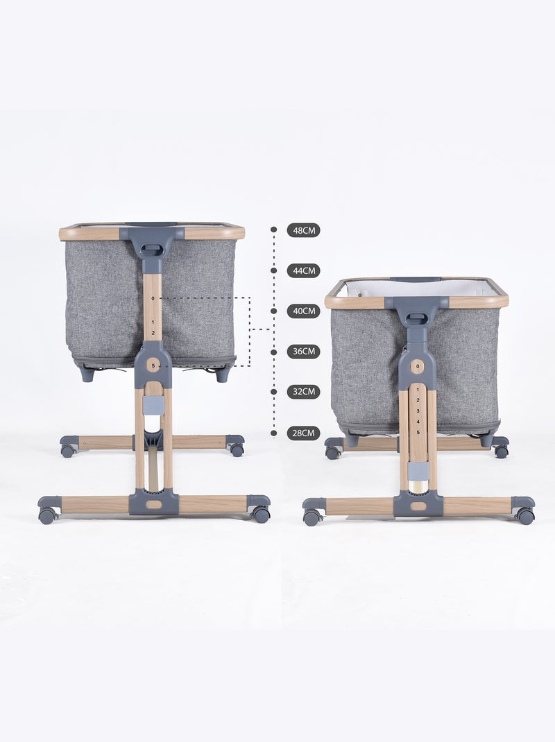 Culla evolutiva Leo: CODODO/Lettino Bebe/Parco per bambini Grigio Grigio - Kiabi
