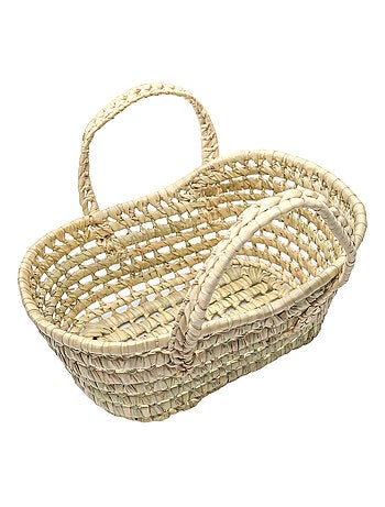 Culla giocattolo per bambole 35 cm in fibre naturali | sevira kids | sevira kids