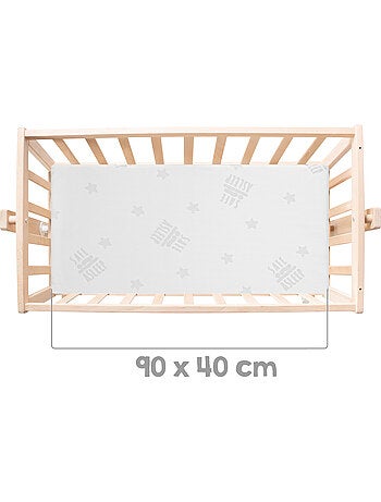 Culla in faggio bio con set completo – motivo civetta – "Roba Adam & Eule