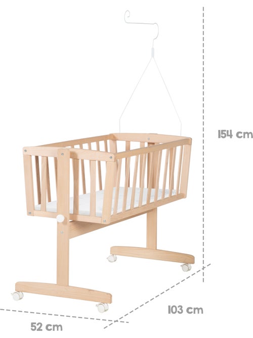 Culla in faggio bio con set completo – motivo civetta – "Roba Adam & Eule" - Kiabi