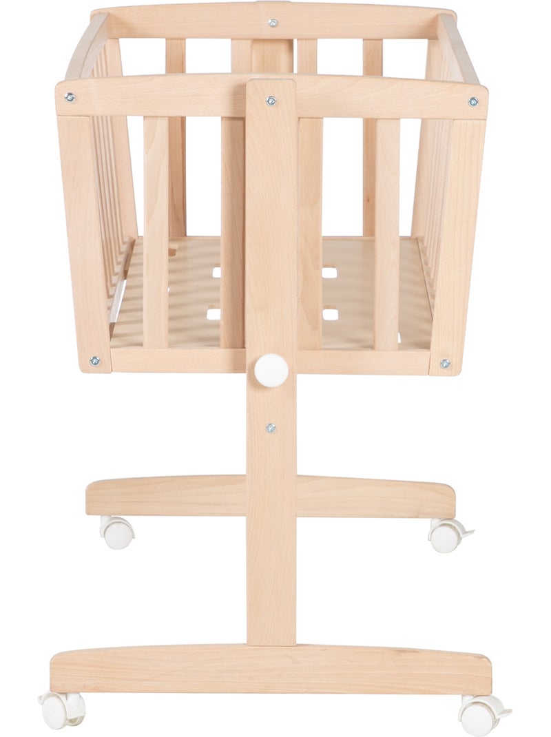Culla in faggio bio con set completo – motivo civetta – "Roba Adam & Eule" Legno naturale - Kiabi