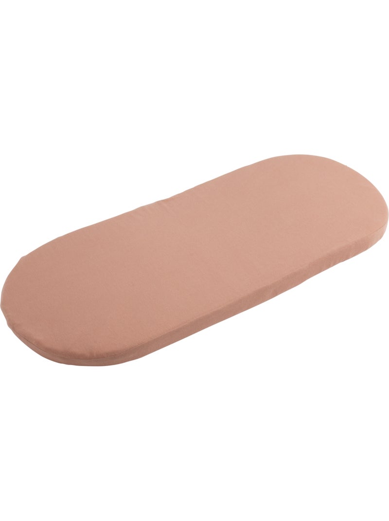 Culla in fibra naturale e rivestimento in tessuto con supporto in pino - SAUTHON Rosa - Kiabi