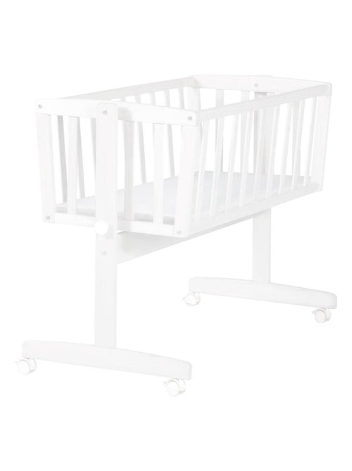 Culla in legno con ruote con freno e materasso – "Roba" - Kiabi