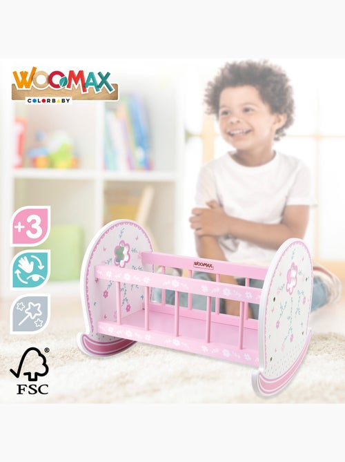 Culla per bambole in legno WOOMAX - Kiabi