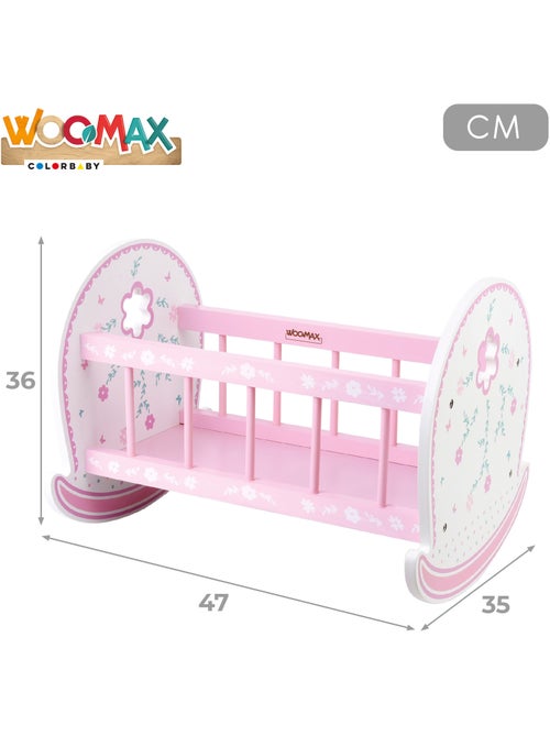 Culla per bambole in legno WOOMAX - Kiabi