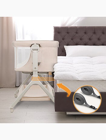 Culla per dormire insieme 3 in 1 LIONELO Leonie Plus - 0-9 kg - Altezza e inclinazione regolabili