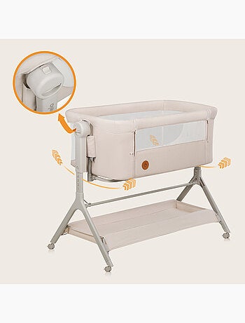 Culla per dormire insieme 3 in 1 LIONELO Leonie Plus - 0-9 kg - Altezza e inclinazione regolabili